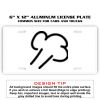 6 X 12 Full Size Aluminum License Plate for Cars and Trucks  Thumbnail