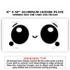 6 X 12 Full Size Aluminum License Plate for Cars and Trucks  Thumbnail