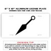 6 X 12 Full Size Aluminum License Plate for Cars and Trucks  Thumbnail