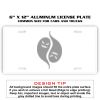 6 X 12 Full Size Aluminum License Plate for Cars and Trucks  Thumbnail