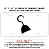 6 X 12 Full Size Aluminum License Plate for Cars and Trucks  Thumbnail