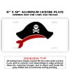 6 X 12 Full Size Aluminum License Plate for Cars and Trucks  Thumbnail