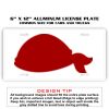 6 X 12 Full Size Aluminum License Plate for Cars and Trucks  Thumbnail