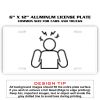 6 X 12 Full Size Aluminum License Plate for Cars and Trucks  Thumbnail