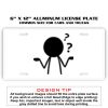 6 X 12 Full Size Aluminum License Plate for Cars and Trucks  Thumbnail