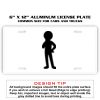 6 X 12 Full Size Aluminum License Plate for Cars and Trucks  Thumbnail