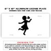 6 X 12 Full Size Aluminum License Plate for Cars and Trucks  Thumbnail