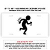 6 X 12 Full Size Aluminum License Plate for Cars and Trucks  Thumbnail