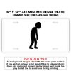6 X 12 Full Size Aluminum License Plate for Cars and Trucks  Thumbnail