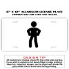 6 X 12 Full Size Aluminum License Plate for Cars and Trucks  Thumbnail