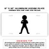 6 X 12 Full Size Aluminum License Plate for Cars and Trucks  Thumbnail