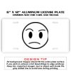 6 X 12 Full Size Aluminum License Plate for Cars and Trucks  Thumbnail