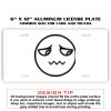 6 X 12 Full Size Aluminum License Plate for Cars and Trucks  Thumbnail
