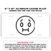 6 X 12 Full Size Aluminum License Plate for Cars and Trucks  Thumbnail