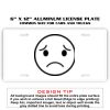 6 X 12 Full Size Aluminum License Plate for Cars and Trucks  Thumbnail