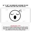 6 X 12 Full Size Aluminum License Plate for Cars and Trucks  Thumbnail