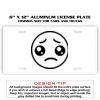 6 X 12 Full Size Aluminum License Plate for Cars and Trucks  Thumbnail
