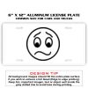 6 X 12 Full Size Aluminum License Plate for Cars and Trucks  Thumbnail