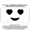 6 X 12 Full Size Aluminum License Plate for Cars and Trucks  Thumbnail