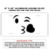 6 X 12 Full Size Aluminum License Plate for Cars and Trucks  Thumbnail
