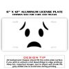 6 X 12 Full Size Aluminum License Plate for Cars and Trucks  Thumbnail