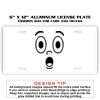 6 X 12 Full Size Aluminum License Plate for Cars and Trucks  Thumbnail