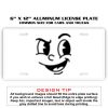 6 X 12 Full Size Aluminum License Plate for Cars and Trucks  Thumbnail
