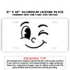6 X 12 Full Size Aluminum License Plate for Cars and Trucks  Thumbnail