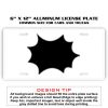 6 X 12 Full Size Aluminum License Plate for Cars and Trucks  Thumbnail