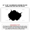 6 X 12 Full Size Aluminum License Plate for Cars and Trucks  Thumbnail
