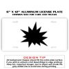 6 X 12 Full Size Aluminum License Plate for Cars and Trucks  Thumbnail