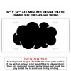 6 X 12 Full Size Aluminum License Plate for Cars and Trucks  Thumbnail