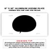 6 X 12 Full Size Aluminum License Plate for Cars and Trucks  Thumbnail