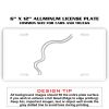 6 X 12 Full Size Aluminum License Plate for Cars and Trucks  Thumbnail