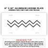 6 X 12 Full Size Aluminum License Plate for Cars and Trucks  Thumbnail