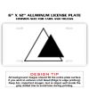 6 X 12 Full Size Aluminum License Plate for Cars and Trucks  Thumbnail