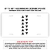 6 X 12 Full Size Aluminum License Plate for Cars and Trucks  Thumbnail
