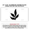 6 X 12 Full Size Aluminum License Plate for Cars and Trucks  Thumbnail