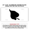 6 X 12 Full Size Aluminum License Plate for Cars and Trucks  Thumbnail