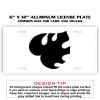 6 X 12 Full Size Aluminum License Plate for Cars and Trucks  Thumbnail