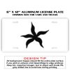 6 X 12 Full Size Aluminum License Plate for Cars and Trucks  Thumbnail