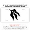 6 X 12 Full Size Aluminum License Plate for Cars and Trucks  Thumbnail