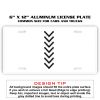 6 X 12 Full Size Aluminum License Plate for Cars and Trucks  Thumbnail