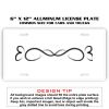 6 X 12 Full Size Aluminum License Plate for Cars and Trucks  Thumbnail