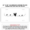 6 X 12 Full Size Aluminum License Plate for Cars and Trucks  Thumbnail