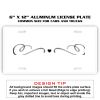6 X 12 Full Size Aluminum License Plate for Cars and Trucks  Thumbnail