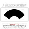 6 X 12 Full Size Aluminum License Plate for Cars and Trucks  Thumbnail