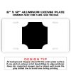 6 X 12 Full Size Aluminum License Plate for Cars and Trucks  Thumbnail