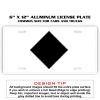 6 X 12 Full Size Aluminum License Plate for Cars and Trucks  Thumbnail