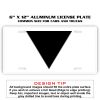 6 X 12 Full Size Aluminum License Plate for Cars and Trucks  Thumbnail